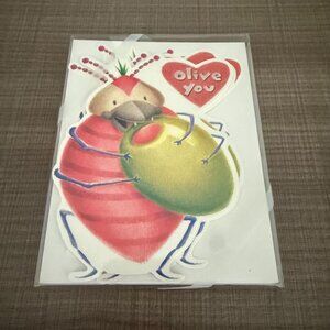 Olive you - pack of 10 greeting cards/enveloppes